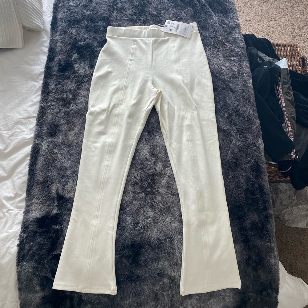 Zara Cream Cropped Pants